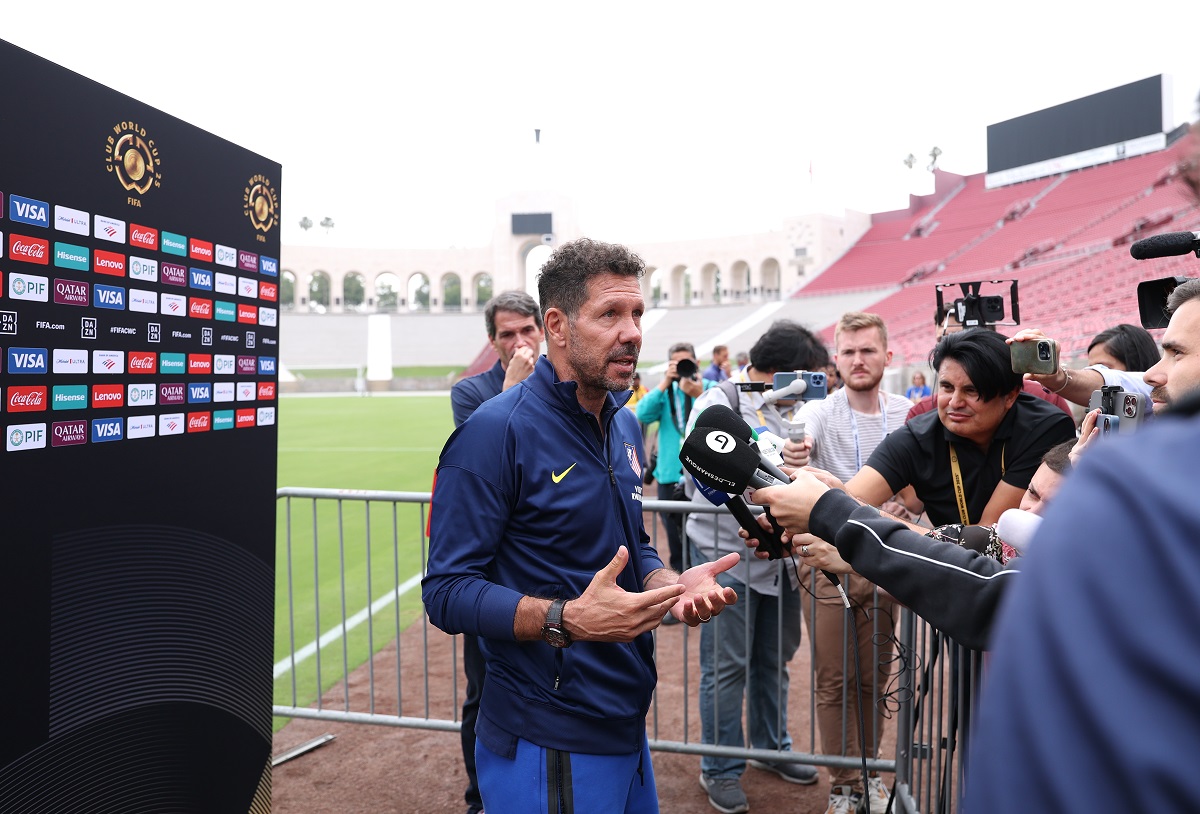 Simeone: «El tiempo marcará la importancia que tiene el Mundial de Clubes para el Atlético»