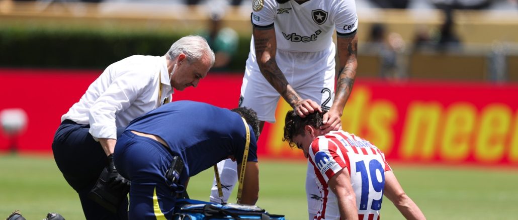 Atlético Madrid enfurecido por un penal que no le cobraron ante Botafogo en el Mundial de Clubes