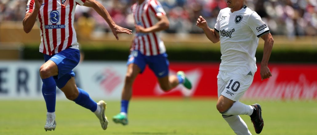 Botafogo controla y Atlético Madrid de momento se va despidiendo del Mundial de Clubes
