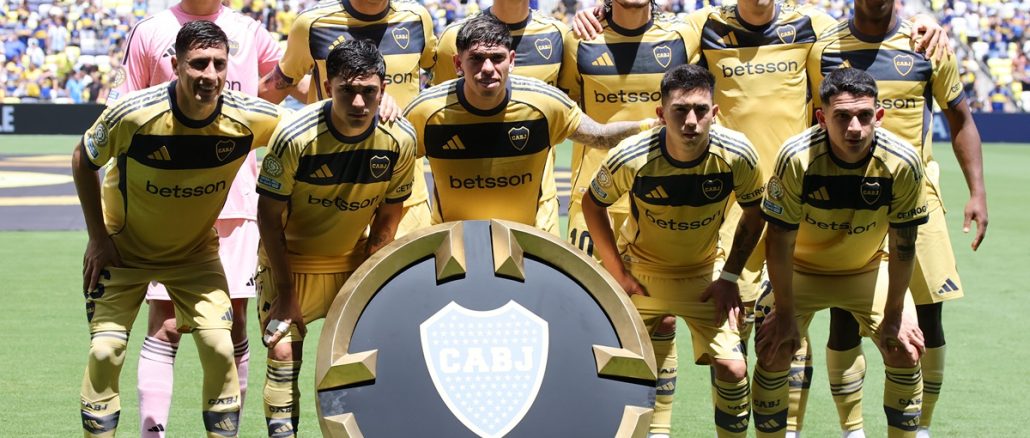 Boca posando ante Auckland City aunque no le alcanzará ni goleadando para seguir en el Mundial de Clubes Boca fue eliminado del Mundial de Clubes por el resultado entre Benfica y Bayern Mínich