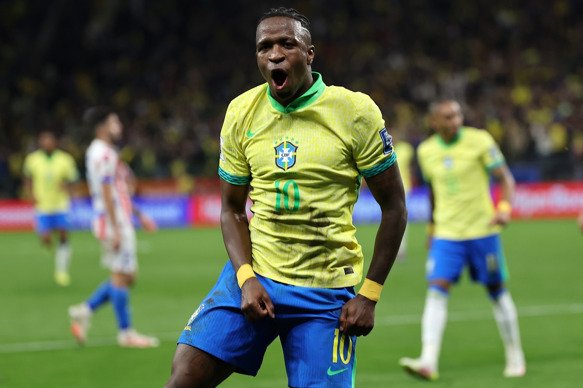 Vinicius marca el primer gol de la era Ancelotti y acerca a Brasil al Mundial 2026