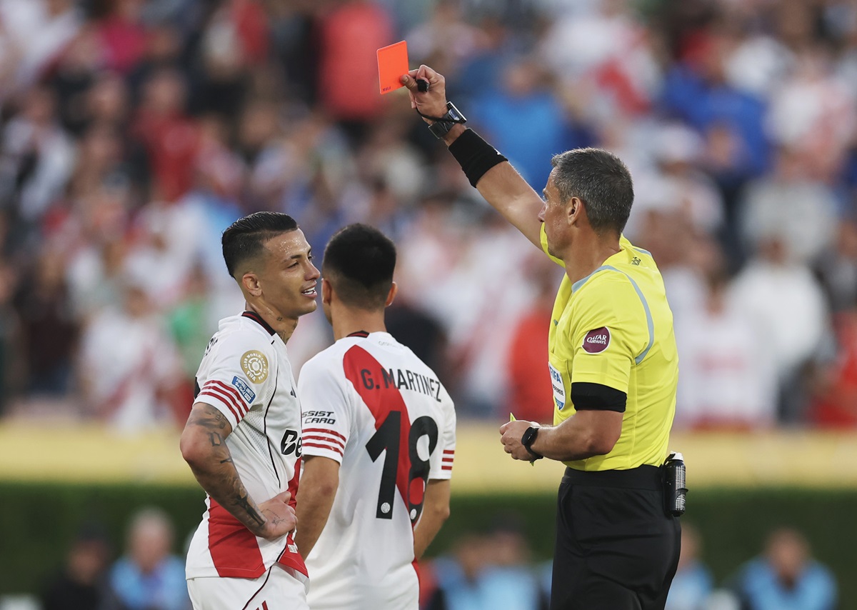 River y Boca sumaron 5 de las 10 tarjetas rojas en este Mundial de Clubes