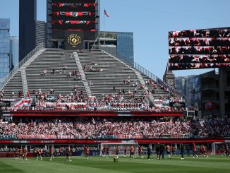 River y Urawa Red Diamonds juegan en Seattle con una cancha semi vacía
