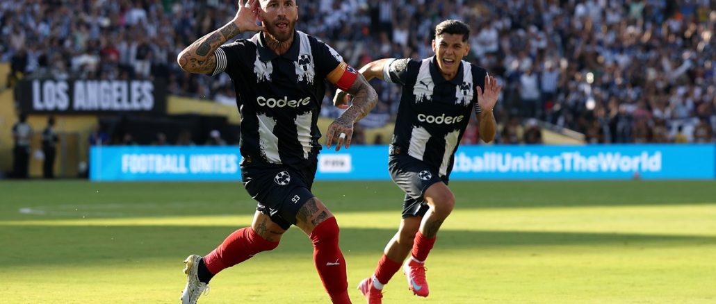 Monterrey sorprende al Inter con un gol de Sergio Ramos.