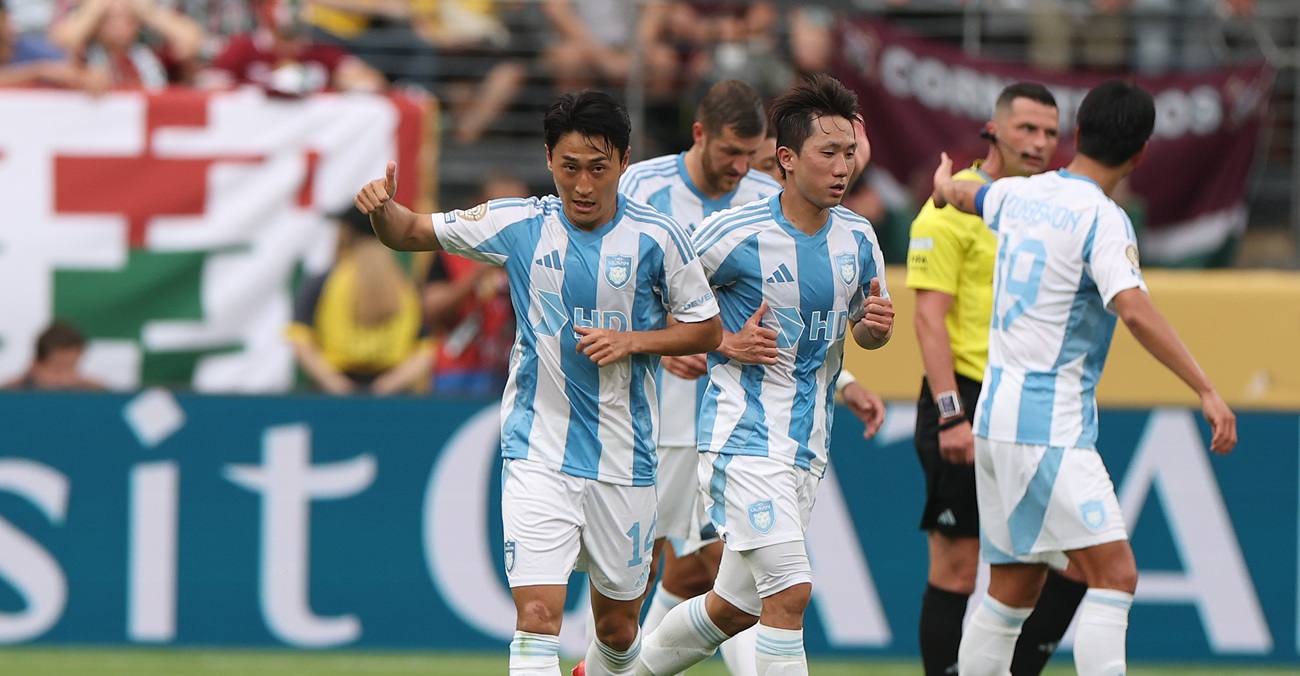 Locura en Nueva Jersey: Ulsan remontó sobre Fluminense y lo gana al descanso