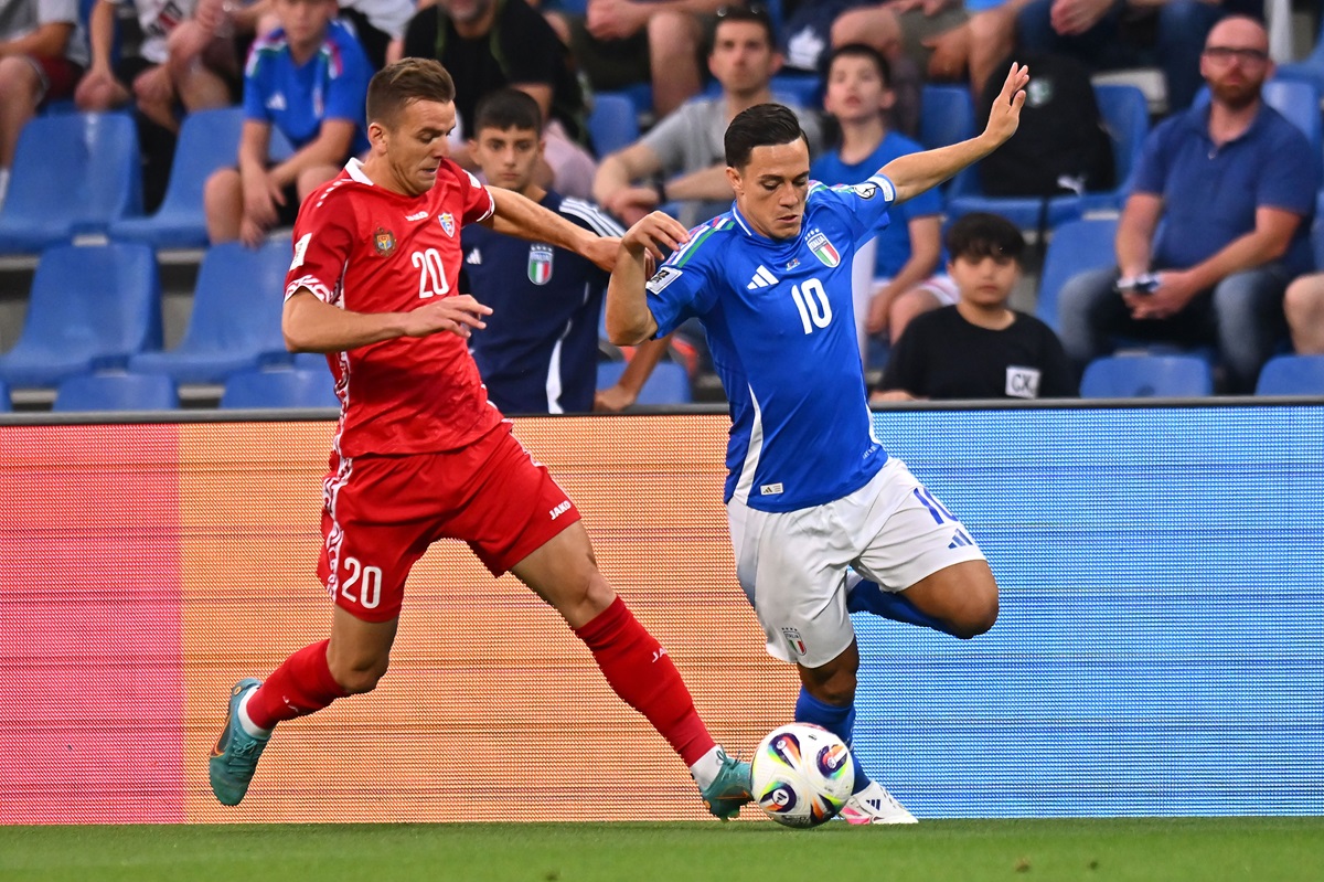Susto para Italia y gol anulado para Moldavia en eliminatorias