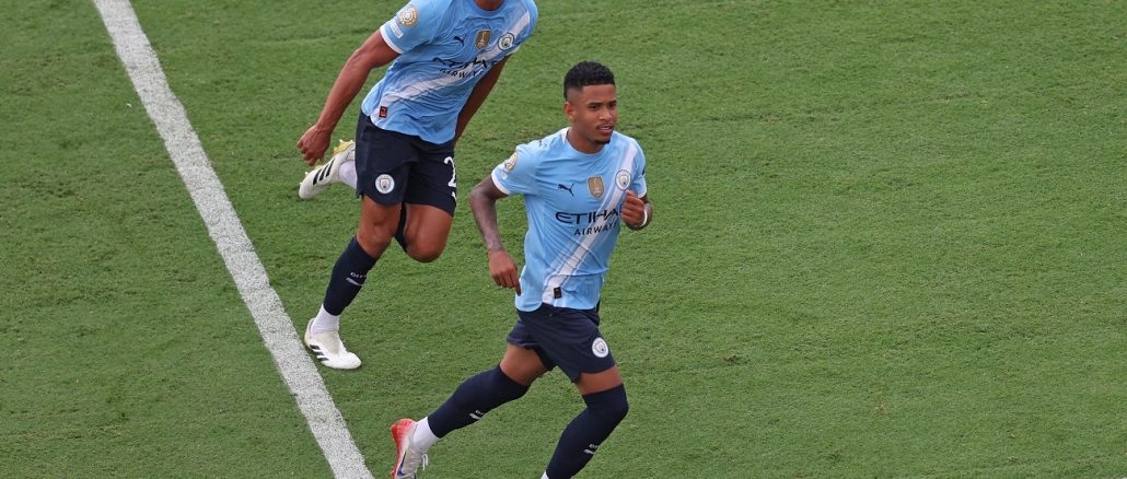 Savinho marcó un golazo para Manchester City