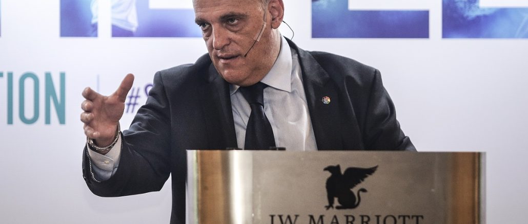 Javier Tebas volvió a cargar contra el Mundial de Clubes y Florentino Pérez