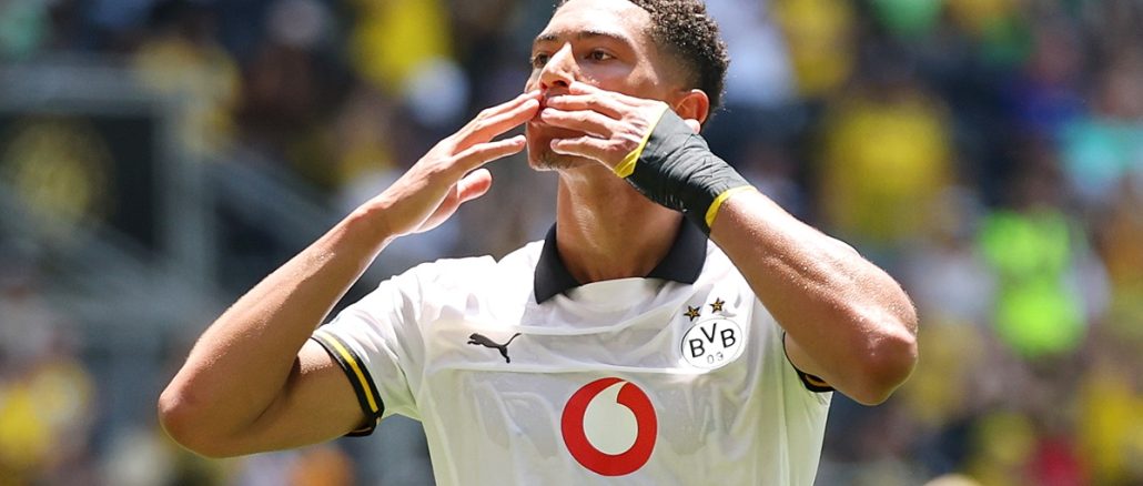 Primer gol de Jobe Bellingham con la camiseta de Borussia Dortmund