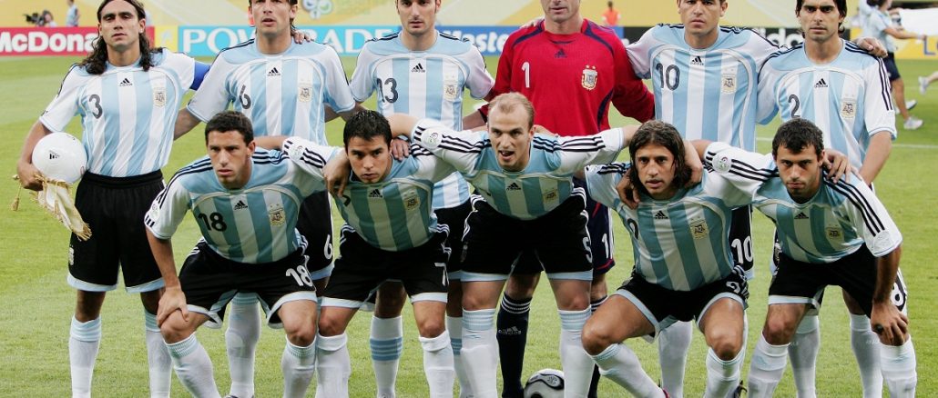 Argentina en el Mundial 2006 Adidas lanzará una remake de las camisetas de la Selección Argentina del Mundial 2006