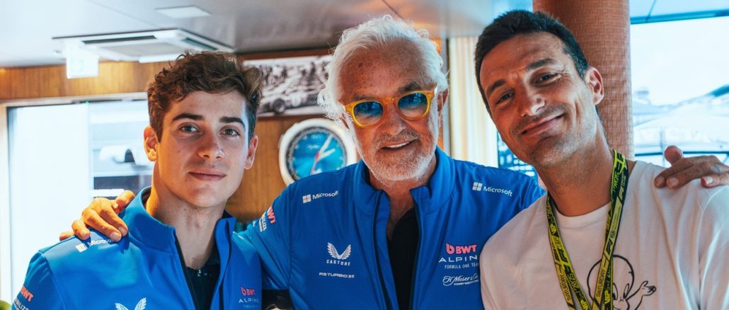 Lionel Scaloni saludó a Franco Colapinto en Spa