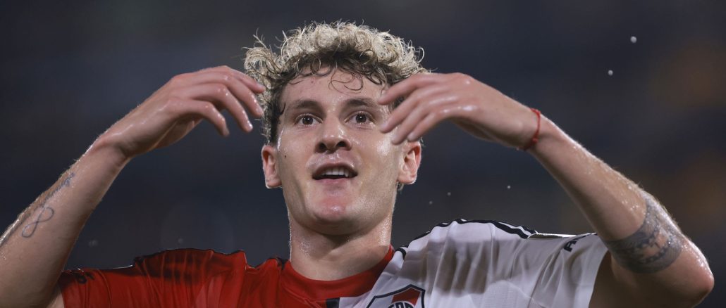 Facundo Colidio abrió la cuenta en el Más Monumental con un golazo.