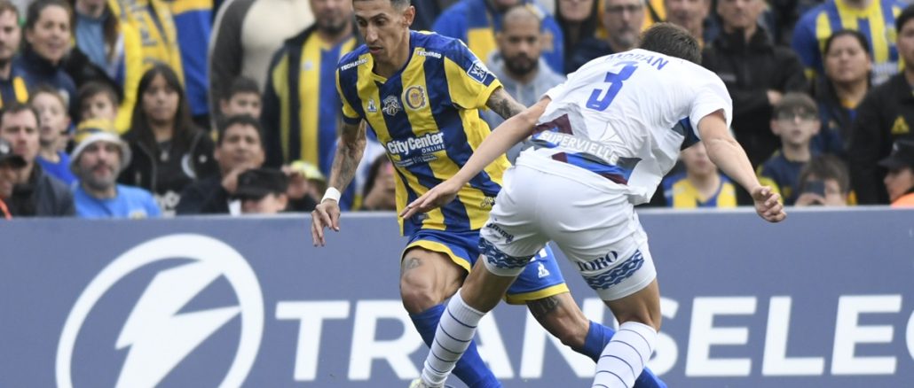 Ángel Di María acertó un bochornoso penal y puso el 1 a 0 de Rosario Central sobre Godoy Cruz