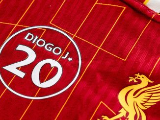 Liverpool homenajeó a Diogo Jota en su camiseta ante Milan
