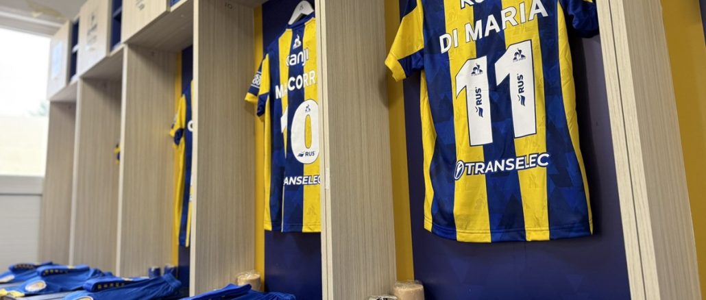 Ángel Di María es titular en Rosario Central - Godoy Cruz