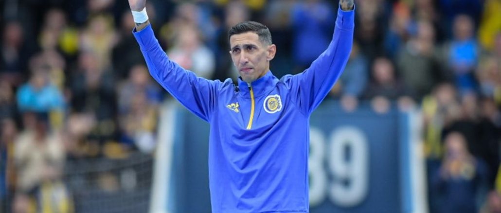 Emotivo homenaje de AFA y Rosario Central a Ángel Di María