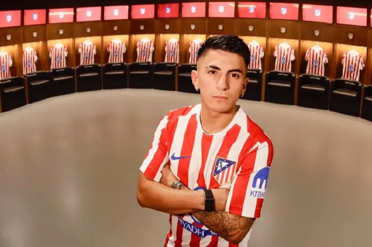 Thiago Almada habló por primera vez como jugador del Atlético de Madrid