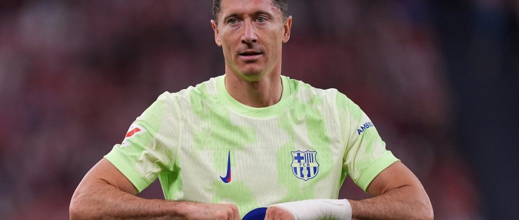 Robert Lewandowski habló en el inicio de la Gira del Barcelona por Asia