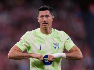 Robert Lewandowski habló en el inicio de la Gira del Barcelona por Asia