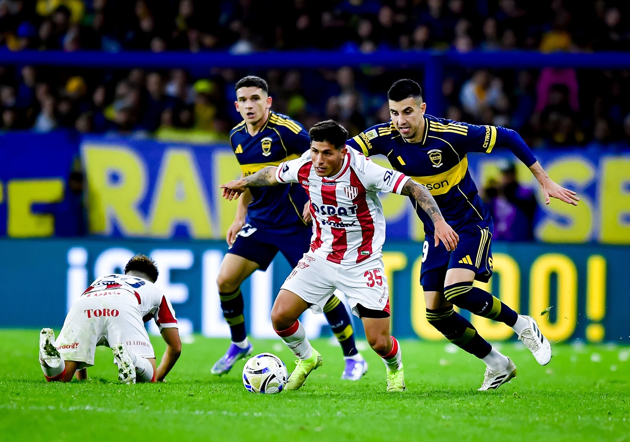 Unión se adelantó en La Bombonera mientras Leandro Paredes se preparaba para debutar