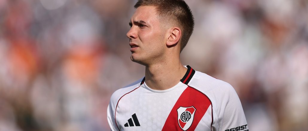 Franco Mastantuono prometió volver a River y ganar títulos Franco Mastantuono se despidió de River con sentidas palabras