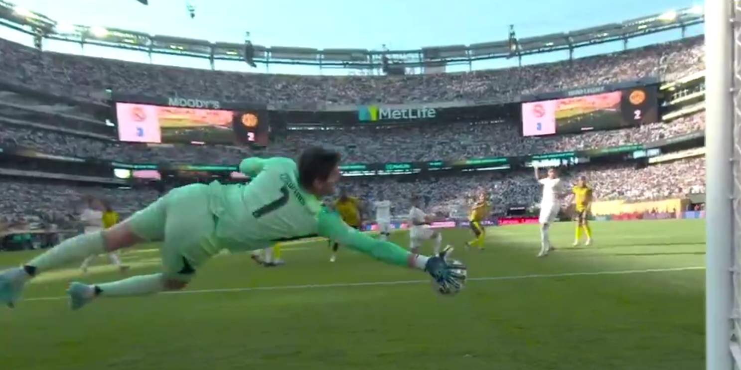 La épica atajada de Courtois para evitar prórroga entre Real Madrid y Borussia Dortmund