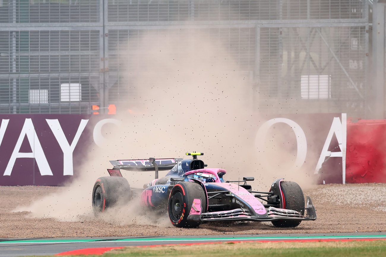 Trompo y eliminación para Franco Colapinto en la Q1 de Silverstone