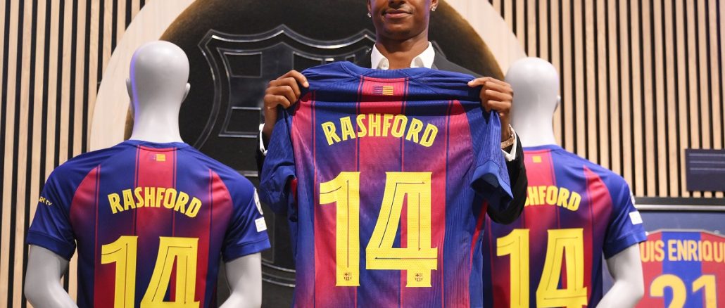 Marcus Rashford utilizará la dorsal 14 en esta temporada de Barcelona