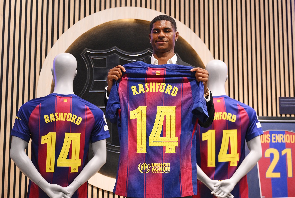 Marcus Rashford usará la dorsal 14 de Mascherano en Barcelona