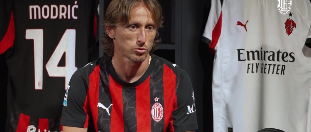 Luka Modric habló tras su llegada al Milan