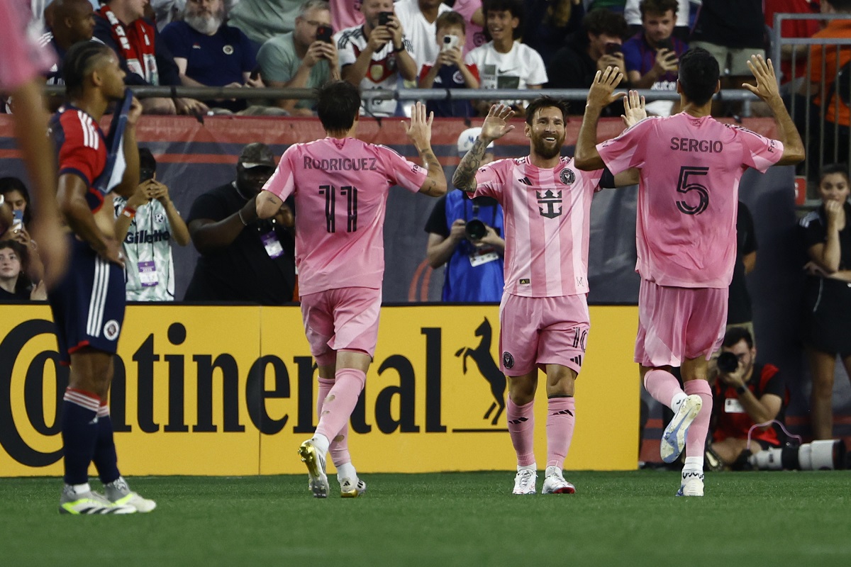 Lionel Messi volvió a brillar con otro doblete e Inter Miami venció a New England Revolution