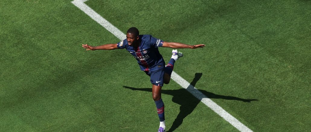 Dembélé marcó ante Real Madrid su gol 35 en la temporada