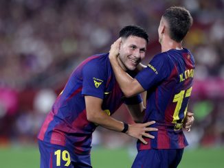 Roony Bardghji anotó su primer golazo con el Barcelona