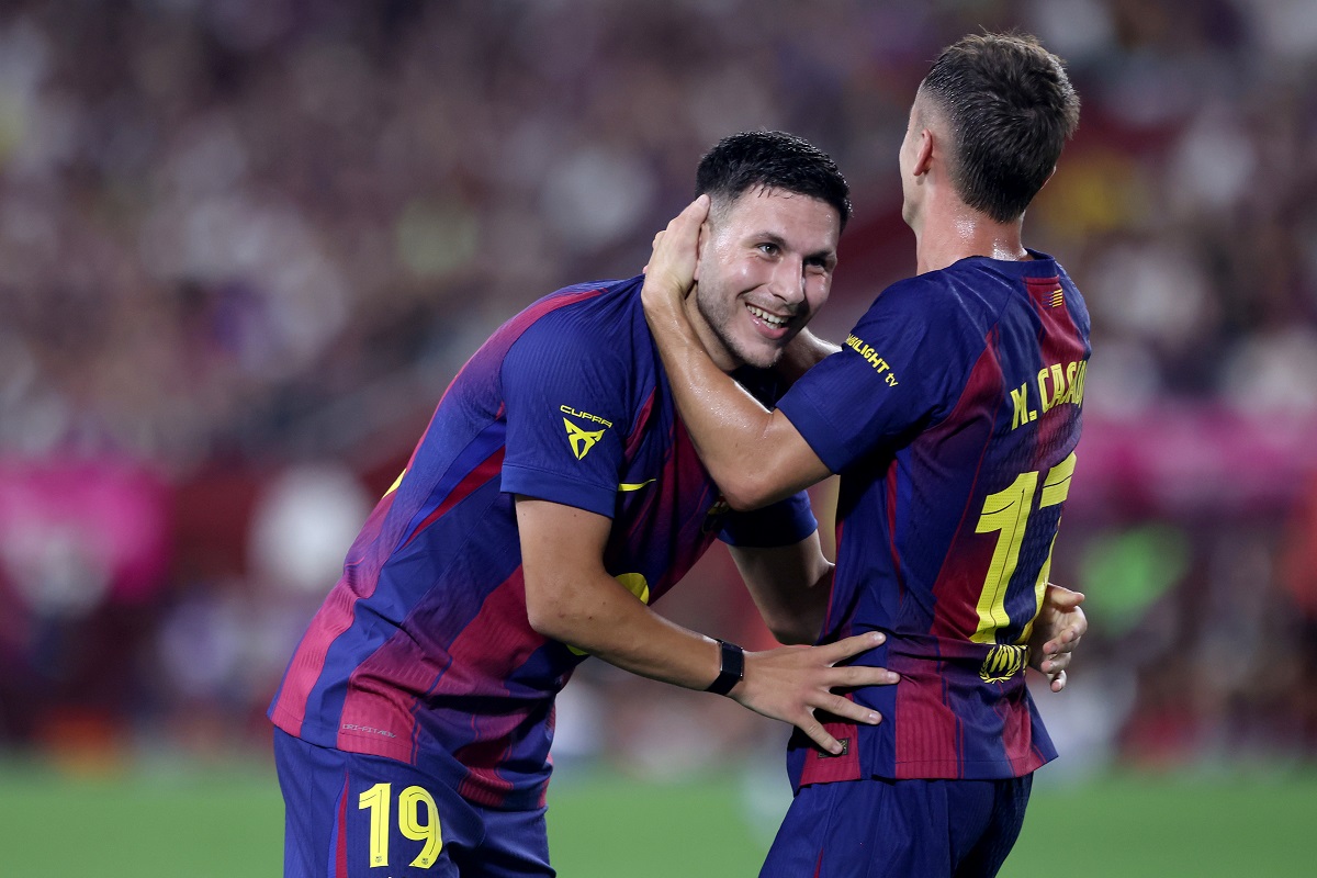 Roony Bardghji marcó su primer golazo con el Barcelona ante el Vissel Kobe