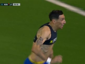 Ángel Di María y un gol espectacular en el Clásico Rosarino