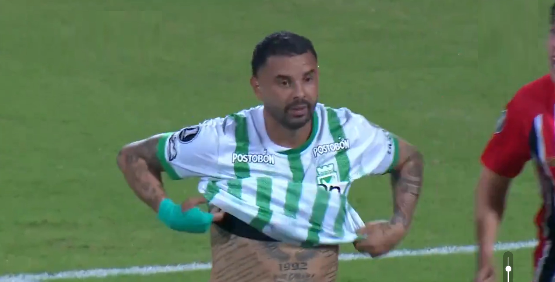 Edwin Cardona falló dos penales en el empate entre Atlético Nacional y San Pablo