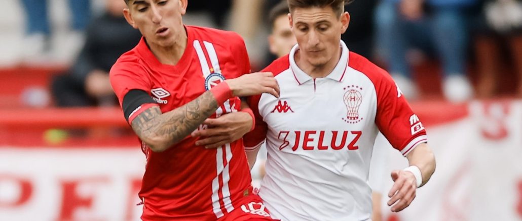 Huracán tuvo conexión y derrotó a Argentinos Juniors, que terminó con nueve hombres