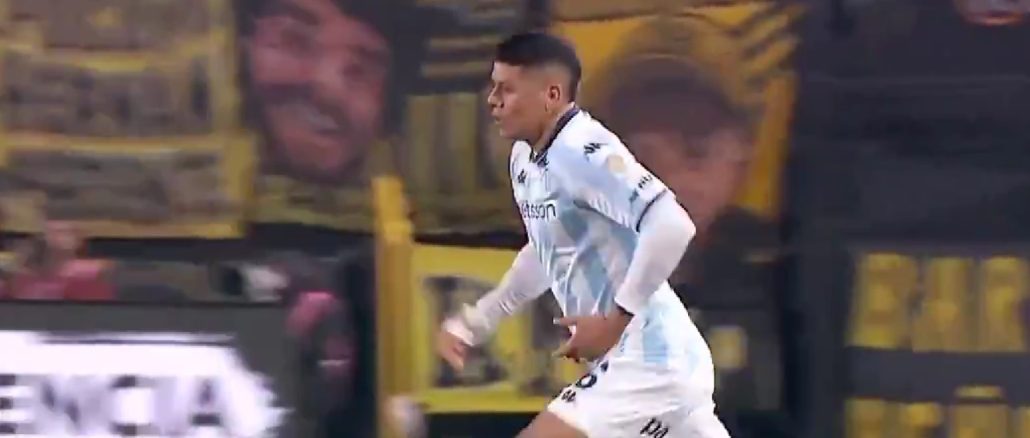 Marcos Rojo debutó con la camiseta de Racing en Copa Libertadores