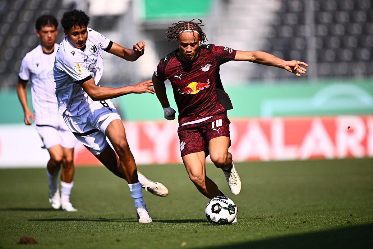 A diez para el final llegó la victoria de Leipzig sobre Sandhausen por DFB Pokal
