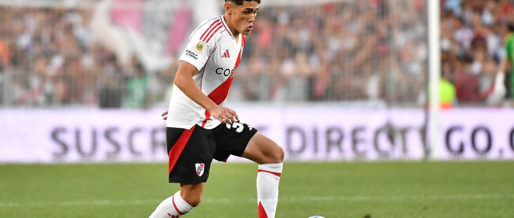 Santiago Lencina Santiago Lencina abrió la cuenta para River ante San Martín