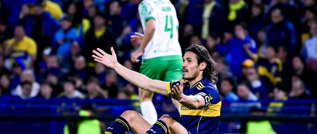 Edinson Cavani tomó revancha y marcó para Boca ante Banfield