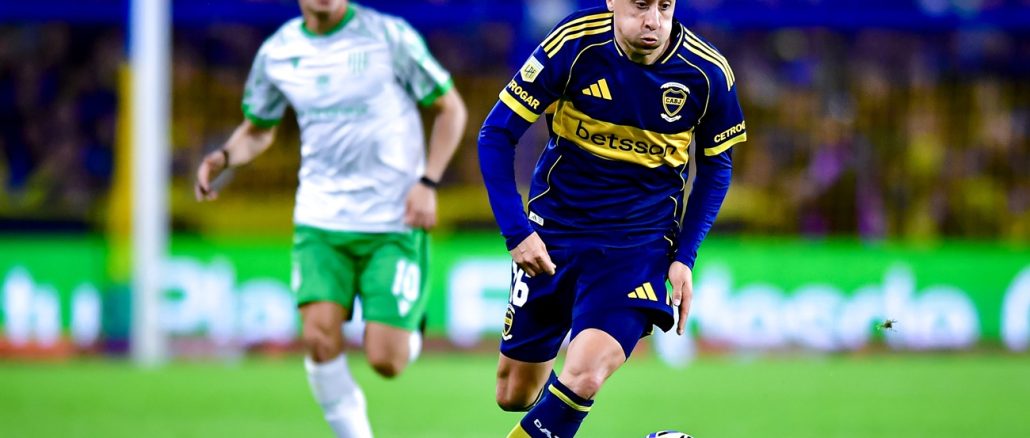 Miguel Merentiel Miguel Merentiel cortó la sequía adelantando a Boca