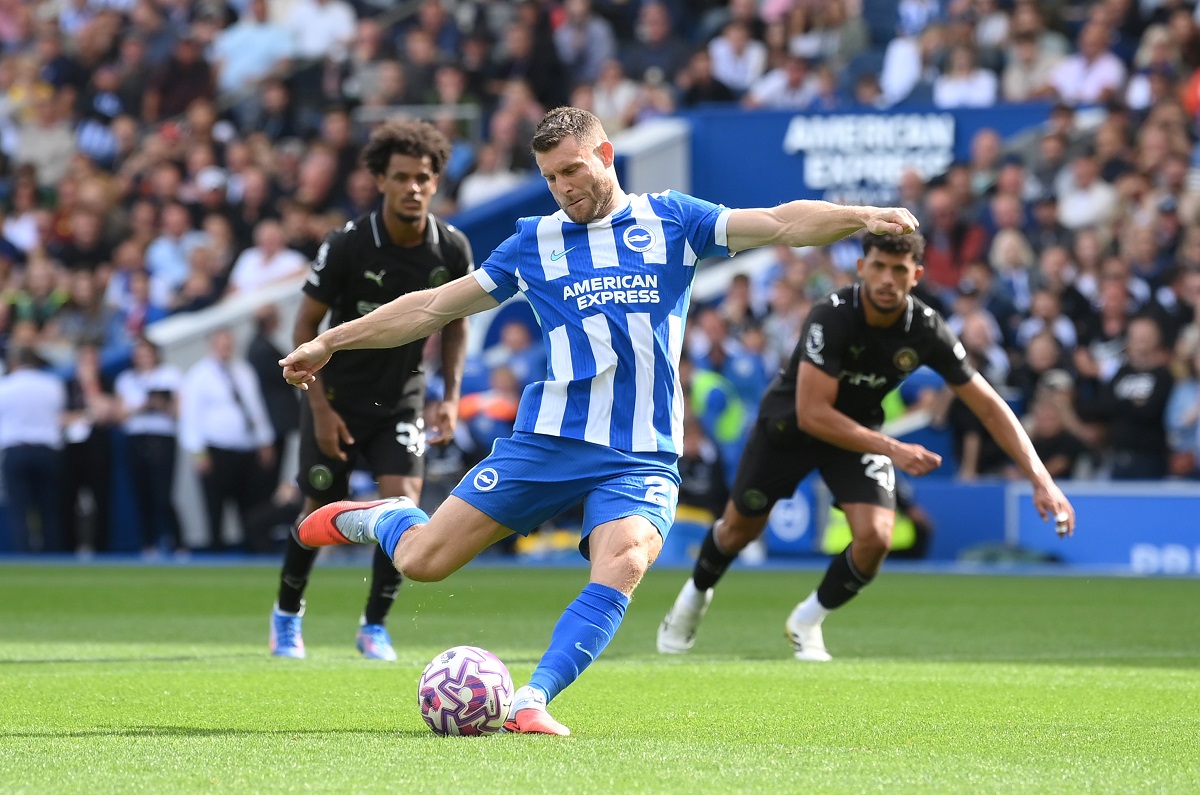 Brighton se lo empató al Manchester City y James Milner le dedicó el gol a Diogo Jota