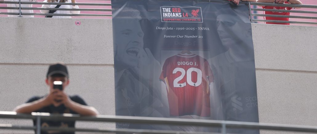 Liverpool y Wembley recordaron a Diogo Jota