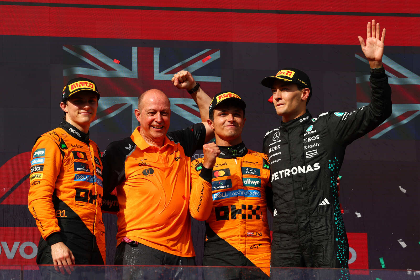 Norris triunfo Hungría Piastri McLaren