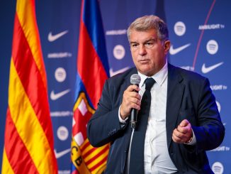 Joan Laporta y el momento del Barcelona