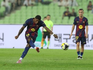 Marcus Rashford anotó su primer gol en el Barcelona