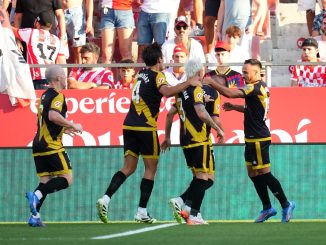 Los Franjirrojos abrieron la cuenta a los 18 minutos del primer tiempo ante Girona. Rayo Vallecano con De Frutos marcó el primer gol de la temporada