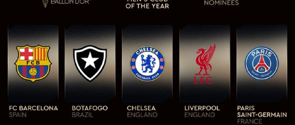 nominados-mejor-equipo Botafogo se mete en el medio de los europeos al Balón de Oro de mejor equipo