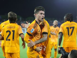 Roma le ganó con lo justo al Pisa con un gol del argentino Matías Soulé